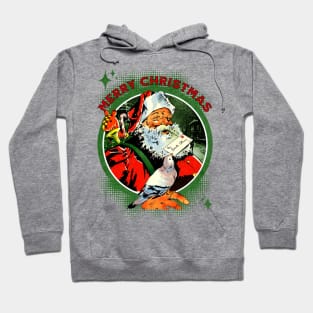 Vintage Merry Christmas Santa Tee for Pigeon Lovers Hoodie